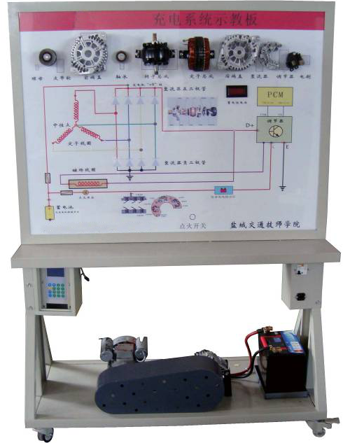 4JB1柴油機發(fā)動機預(yù)熱系統(tǒng)示教板