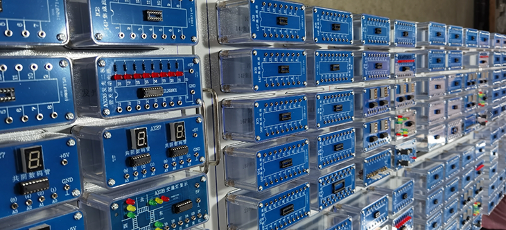 透明電工電子元件模塊示例圖